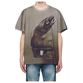 T-shirt Vyner Articles Cod Marron et Noir Coton - Autre Marque