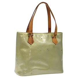 LOUIS VUITTON Monogram Vernis Houston Handtasche Grau M91053 LV Auth 116665