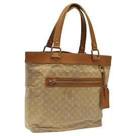 LOUIS VUITTON Monogram Mini Lucille GM Tote Bag Beige M92683 LV Auth ep8323