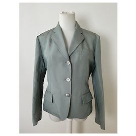 Blazer de seda vintage de Gucci / Trench 38/M