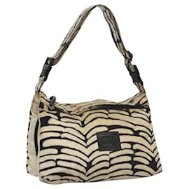 Borsa a Spalla CHANEL Sport in Nylon Bianco e Nero CC Auth BA888