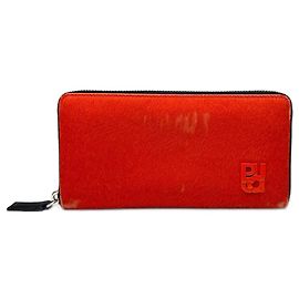 Emilio Pucci Vintage Miu Miu Leather Wallet red