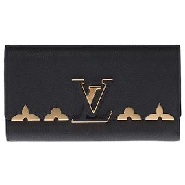 LOUIS VUITTON Capucines Tasche aus schwarzem Leder - 100479