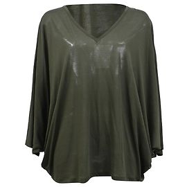 Top V-neck Emilio Pucci en viscosa verde