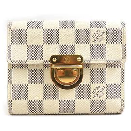 Billetera bi-fold Louis Vuitton en Damier Azur