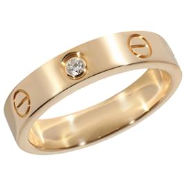 Anello Cartier Love in oro giallo 18k 0,02 CTW