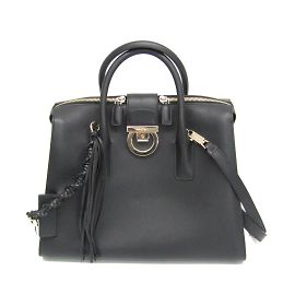 Borsa in pelle Salvatore Ferragamo Gancini DH-21 H141