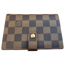 Louis Vuitton Wiener Geldbörse Damier Braun
