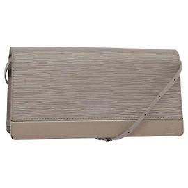 LOUIS VUITTON Epi Honfleur Clutch Bag Lilac M5273B LV Auth 116972