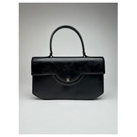 Borsa in pelle nera vintage Givenchy 4G