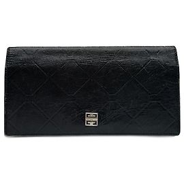 Cartera de cuero vintage Givenchy GV3 negra