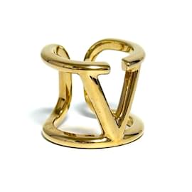 Anillo de metal V Logo Signature para mujer Valentino