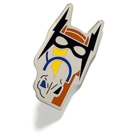 Hermes Men's Pin Badge Brooch Cheval Maske - Hermès