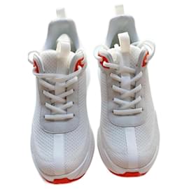 Sneakers Hermès HOROS CHEVRE VELOUR Eggshell