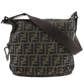 Borsa a Spalla Fendi Zucca
