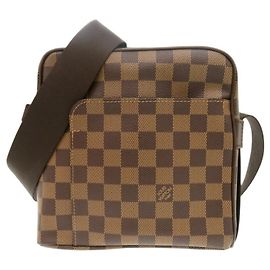 Borsa a spalla Louis Vuitton Olaf PM in tela Damier
