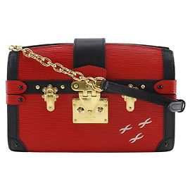 Clutch e borsa a spalla in pelle Epi Louis Vuitton