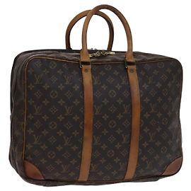 LOUIS VUITTON Monogram Sac 24 Earl Boston Tasche M41387 LV Auth MY204