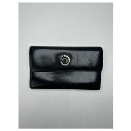 Portafoglio in pelle Cartier Panthère vintage nero