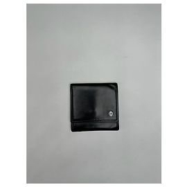 Vintage Cartier Leather Coin Case Black