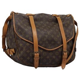 LOUIS VUITTON Borsa a Spalla Monogram Saumur 43 M42252 LV Auth 116983