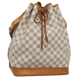 LOUIS VUITTON Borsa a Spalla Noe Damier Azur N42222 LV Auth MX220