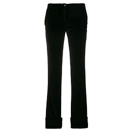 Schwarze Baumwoll-Hosen von Romeo Gigli - 2000er