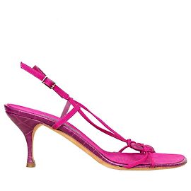 Sandali con tacco a strappo Alberta Ferretti