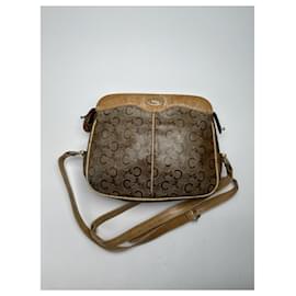 Vintage Celine Paris Triomphe Monogramm Leder Tasche - Céline