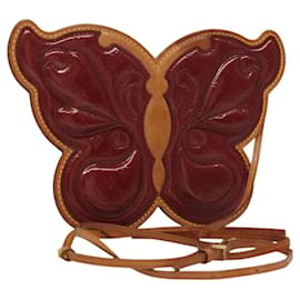 LOUIS VUITTON Vernis Pochette Papillon Sac à bandoulière Violet M92270 LV Auth mr1177 - Louis Vuitton