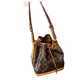 Borsa tote Louis Vuitton in pelliccia marrone chiaro e scuro