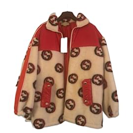 Abrigo Gucci Rojo Oscuro de Lana