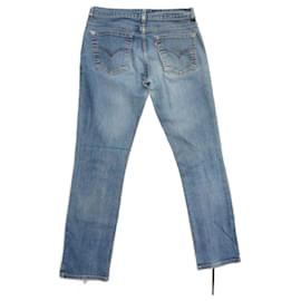 Levi's 546 Vaqueros Azul Claro Corte Recto Algodón