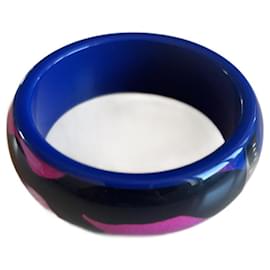 Accessori Donna Christian Dior Bracciale Rigido Motivo Animale Resina Multicolore