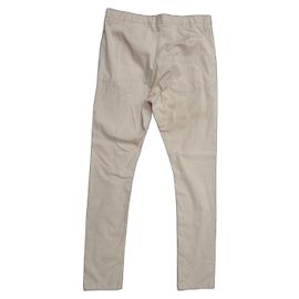 Pantaloni Acne beige in cotone
