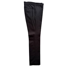Stella Mc Cartney Pantaloni sartoriali in cotone nero