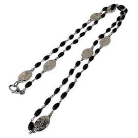 Gucci Tom Ford Halskette aus Sterlingsilber und Harz mit Emblem