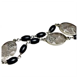 Bracciale in Argento Sterling e Resina con Emblema Gucci Tom Ford