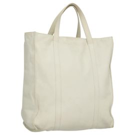 PRADA Borsa a mano in pelle bianca Auth 117223