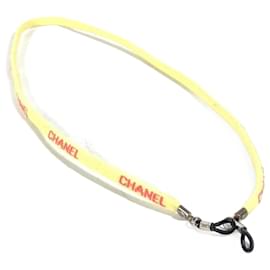 Gelbe Leinenschnur für Brillen von Chanel