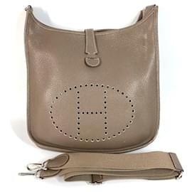 Hermès Borsa a Spalla Hermes Logo Perforato Evelyn GM 3