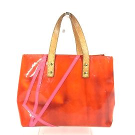 Borsa tote PM Reed in Monogram Vernis Fluo di Louis Vuitton
