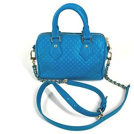 Borsa Louis Vuitton Monogram Nanogram Speedy Bandoulière