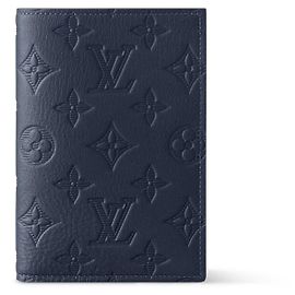 Louis Vuitton LV Passport cover Navy blue new