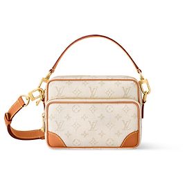 Louis Vuitton Nil Umhängetasche Beige Monogram Heritage