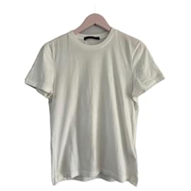 T-shirt classico Louis Vuitton in cotone bianco
