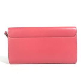 Hermès Clutch in pelle Tadelakt rosa Hermes