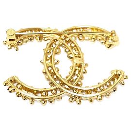 Spilla corsage in strass Chanel 23A CC Coco Mark Flower