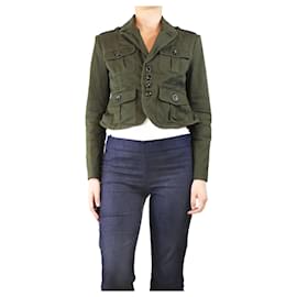 Olivegrüne Militärjacke - Größe UK 12 - Dsquared2