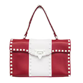 Sac à main à poignée unique Valentino Garavani Spike Lockstuds